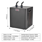 1/3HP Aquarium Chiller 79 Gal 300L Fish Tank Water Cooler Hydroponics