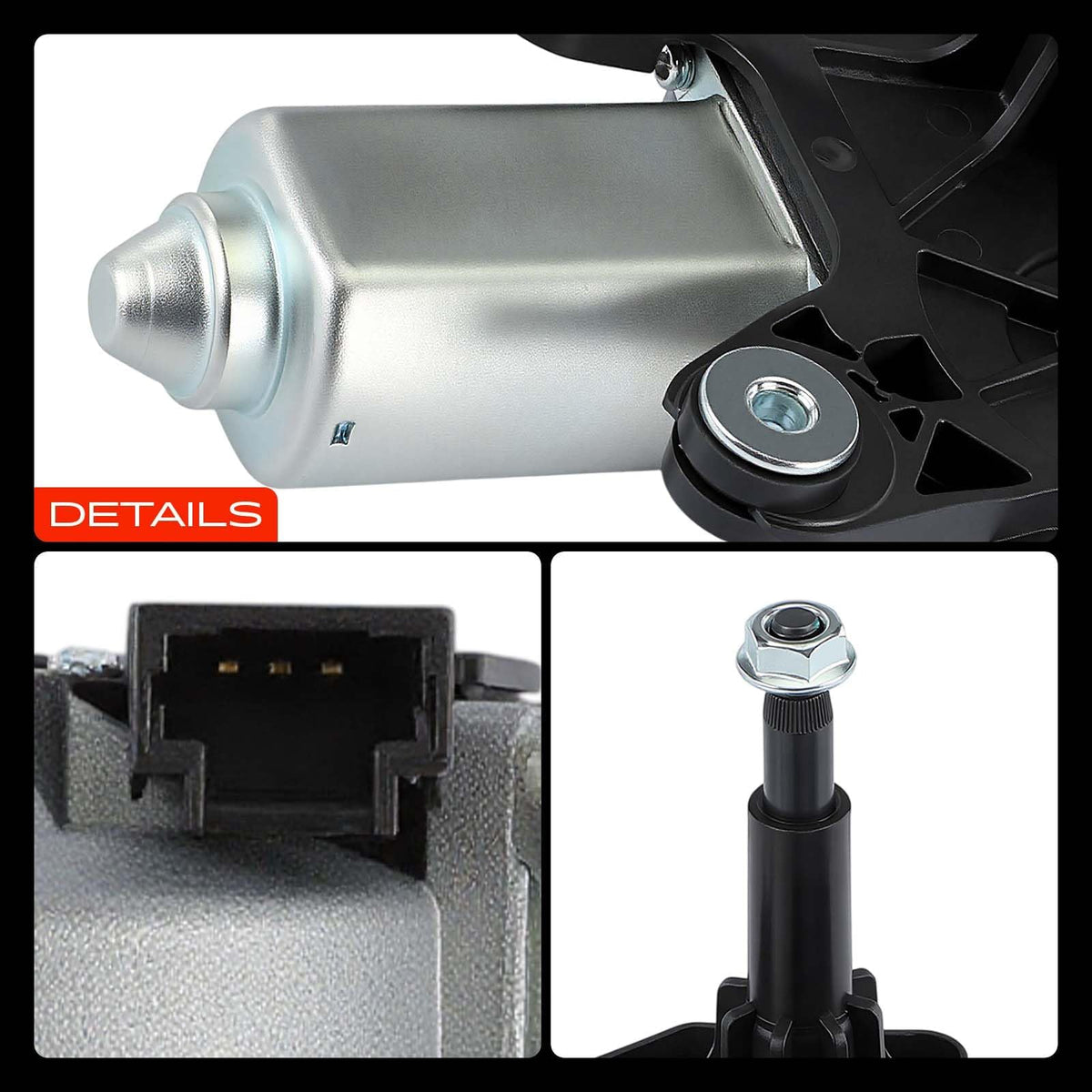 A-Premium Rear Windshield Wiper Motor Compatible for Nissan Versa
