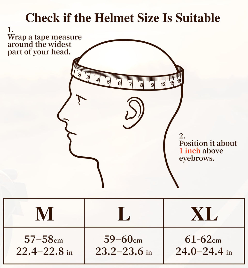 Yesmotor Motorcycle Helmet German Style Half Helmet DOT Approved with Goggles