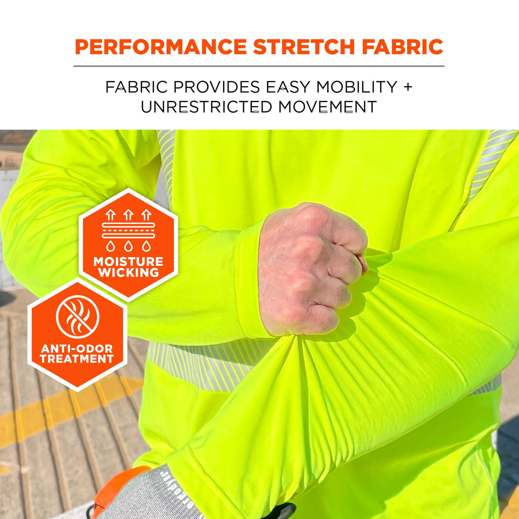 Ergodyne Chill Its 6688 Hi Vis Reflective Shirt, Class 2, Cooling Sun Shirt with