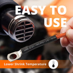 Wirefy | Heat Shrink Tubing - 1/2" inch - 3:1 Ratio - Adhesive Dual Wall