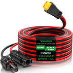 Vansdon Solar to XT60 Cable- 10AWG 30FT XT60 Solar Cable Charging Extension