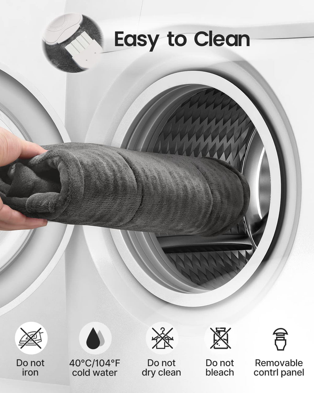 RENPHO Fathers Day Dad Gifts, Electric Heating Pad - 6 Heat Levels for Neck