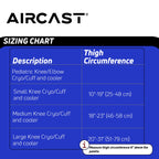 Aircast Cryo/Cuff Cold Therapy: Knee Cryo/Cuff with Non-Motorized (Gravity-Fed)
