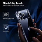 Mkeke Clear iPhone 17 Pro Case Shockproof Military Grade Drop Protection 6.3