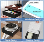 SVNNELP Under Desk Table Drawer Storage Organizer,3 Pack Large & Medium & Small