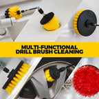 Holikme 22Pack Drill Brush Attachments Set,Scrub Pads & Sponge, Buffing