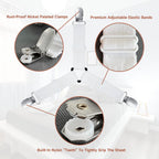 Bozenu Bed Sheet Straps, Upgrade Fitted Bed Sheet Holders for Corners, Non Slip
