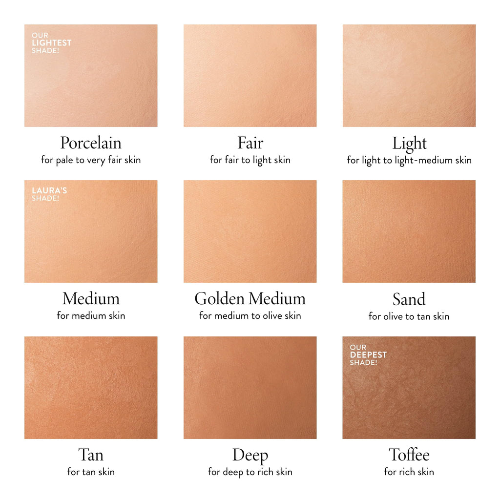 Laura Geller Baked Double Take Powder Foundation Sand Full Coverage Matte Finish