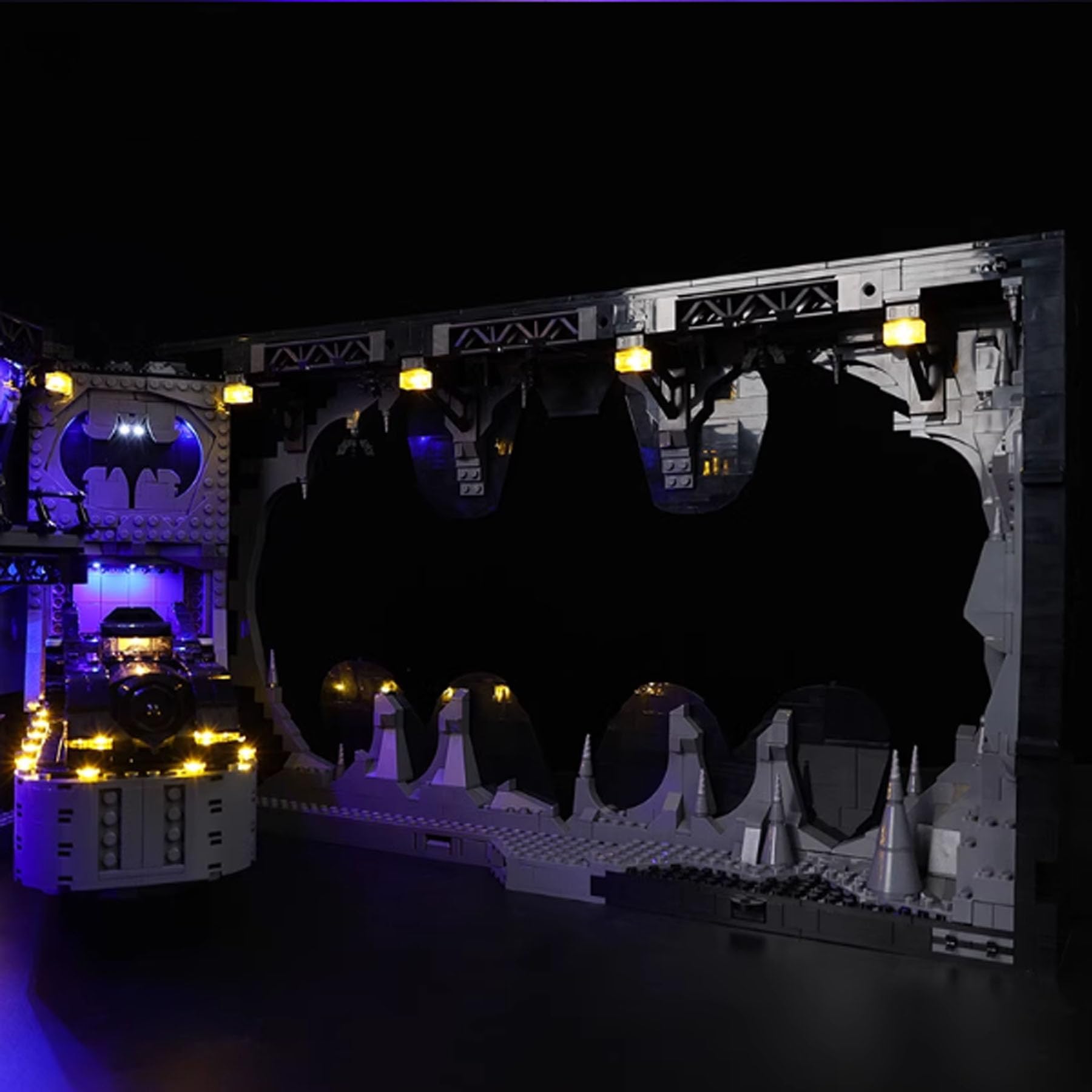 LED Lighting Kit Compatible with Lego 76252 Bat Cave Shadow Box Series LED Light