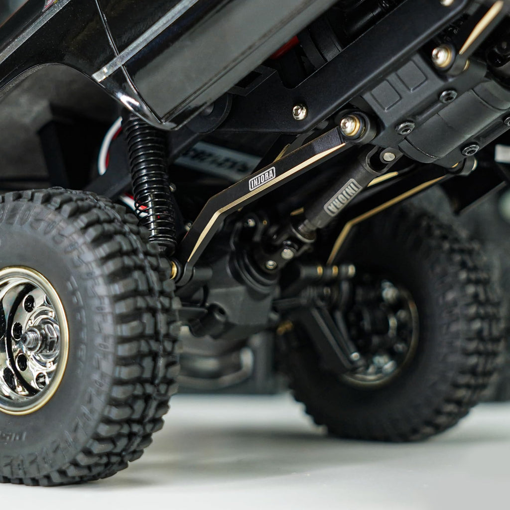 INJORA Black Brass High Clearance Chassis Links 39g Heavy Brass Links for FMS