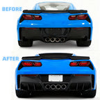 skkyoro Rear Bumper Diffuser Compatible with Chevy Corvette C7 2014-2019 All