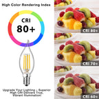 DAYBETTER E12 LED Bulb Dimmable, Chandelier Light Bulbs, Candelabra Light Bulbs