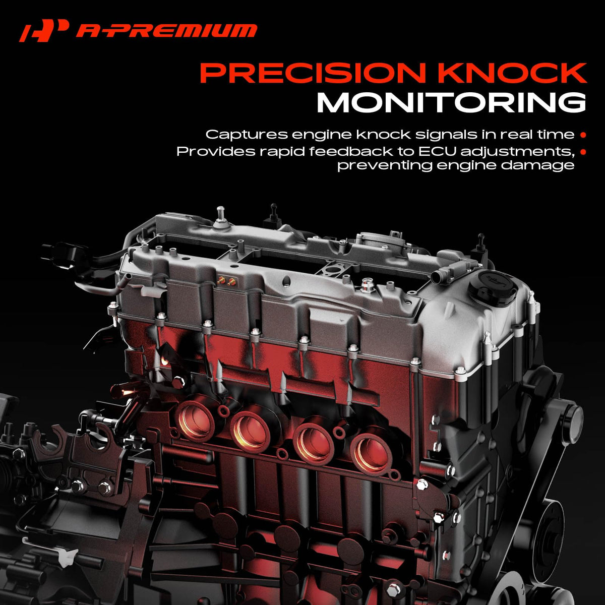 A-Premium Ignition Knock Detonation Sensor Compatible with Jaguar
