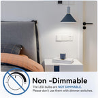 Novapollo LED Light Bulbs, A19 100 Watt Equivalent LED Bulbs, E26 Standard Base,