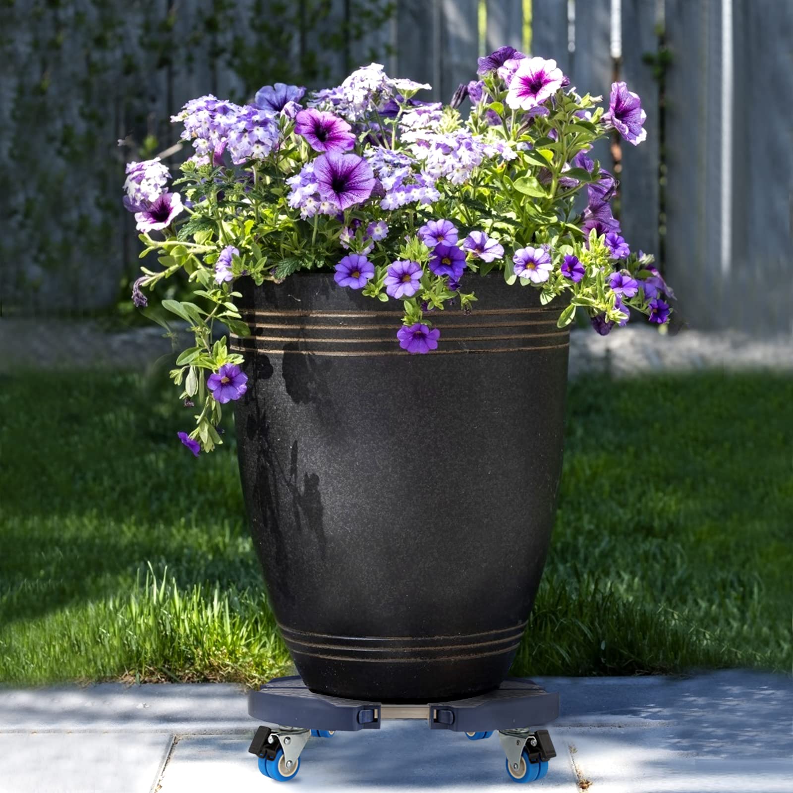 W B D WEIBIDA 2 Pack Plant Roller with Wheels Heavy Duty 440 Pounds,