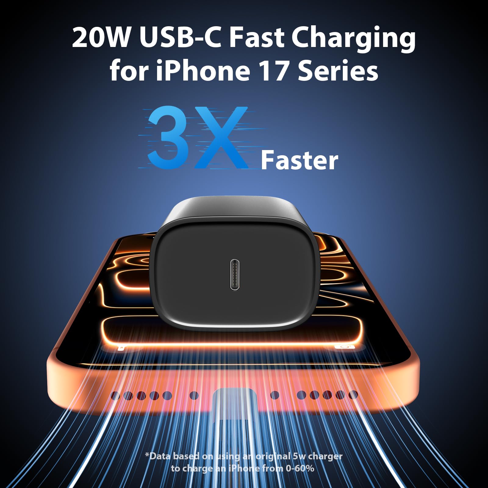 Phone 17 16 15 Charger Fast Charging Type C Chargers USB C Fast Charger Block &