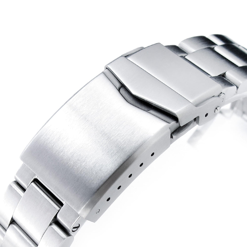 MiLTAT 22mm Super-O Watch Band compatible with Orient Mako II Ray II 316L