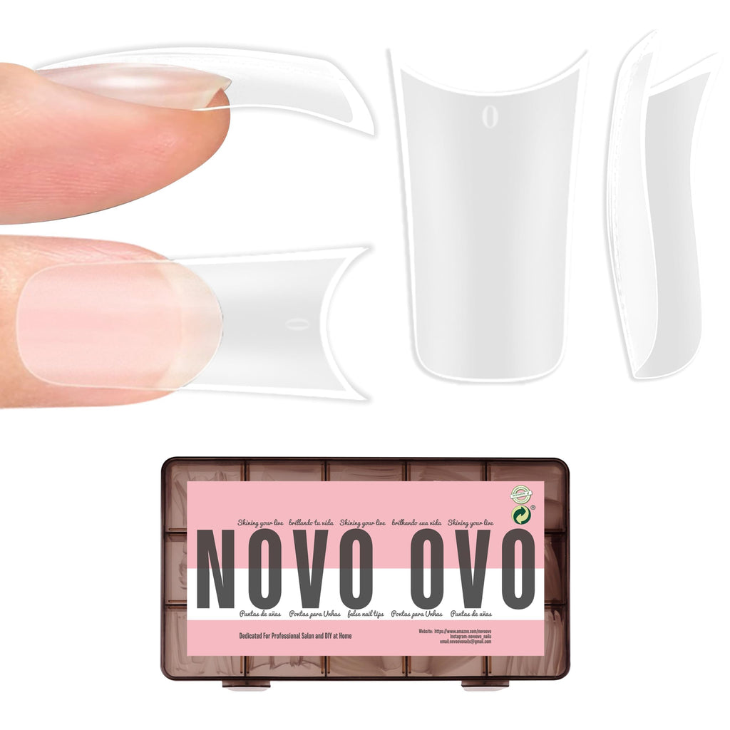 NOVO OVO Halloween Extra Thick Duck Feet Nail Tips Full Cover for Press on