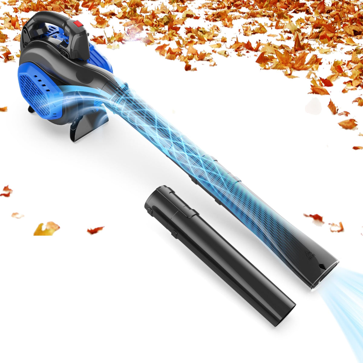 WILD BADGER POWER Leaf Blower 26cc Gas 475CFM 165MPH 10.1lbs