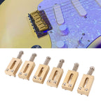 6pc Durable Brass Saddle Tremolo Bridge Electric Guitar Replacement
