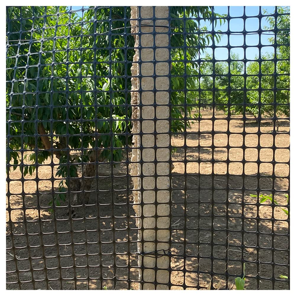 Plastic Mesh Fencing Safety Fence, Poultry Netting, with 50 Zip Ties, Reusable