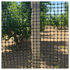 Plastic Mesh Fencing Safety Fence, Poultry Netting, with 50 Zip Ties, Reusable