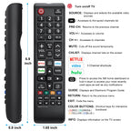 2 Pack Universal Remote for Samsung Smart TV Replacement LED LCD HDTV 3D