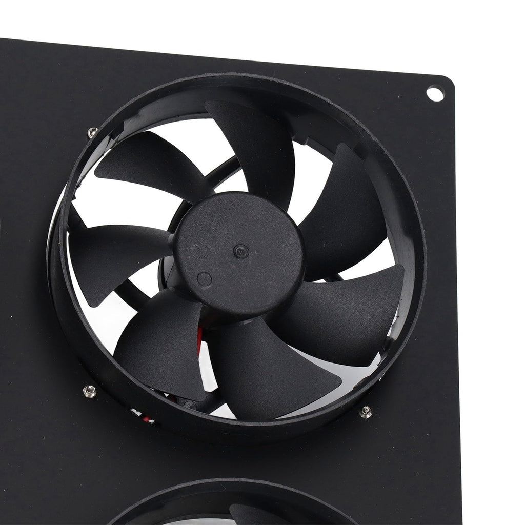 Locadence Solar Panel Powered Fan, 100W Solar Panel Powered Exhaust Fan Solar 4
