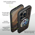Carveit Designer Wooden Protective Magnetic Case for iPhone 14 Pro Case [Wood