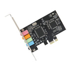 PUSOKEI PCIE Sound Card, 6channel Stereo Desktop Sound Card, 3D Stereo PCIe