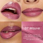 evpct 2Pcs Mauve Plum Cherry Honey Lipstick Tinted Lip Balm, Sheer Hydrating