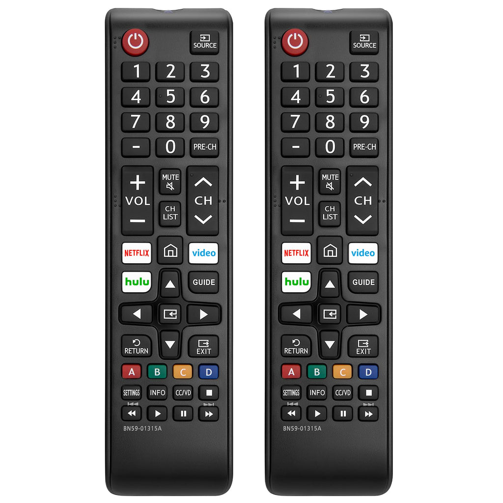 2 Pack Universal Remote for Samsung Smart TV Replacement LED LCD HDTV 3D