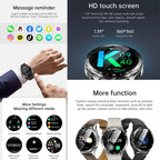 X10 Smart Watch with Earbuds for iPhone Android Smartphones 1.39 Inch Round
