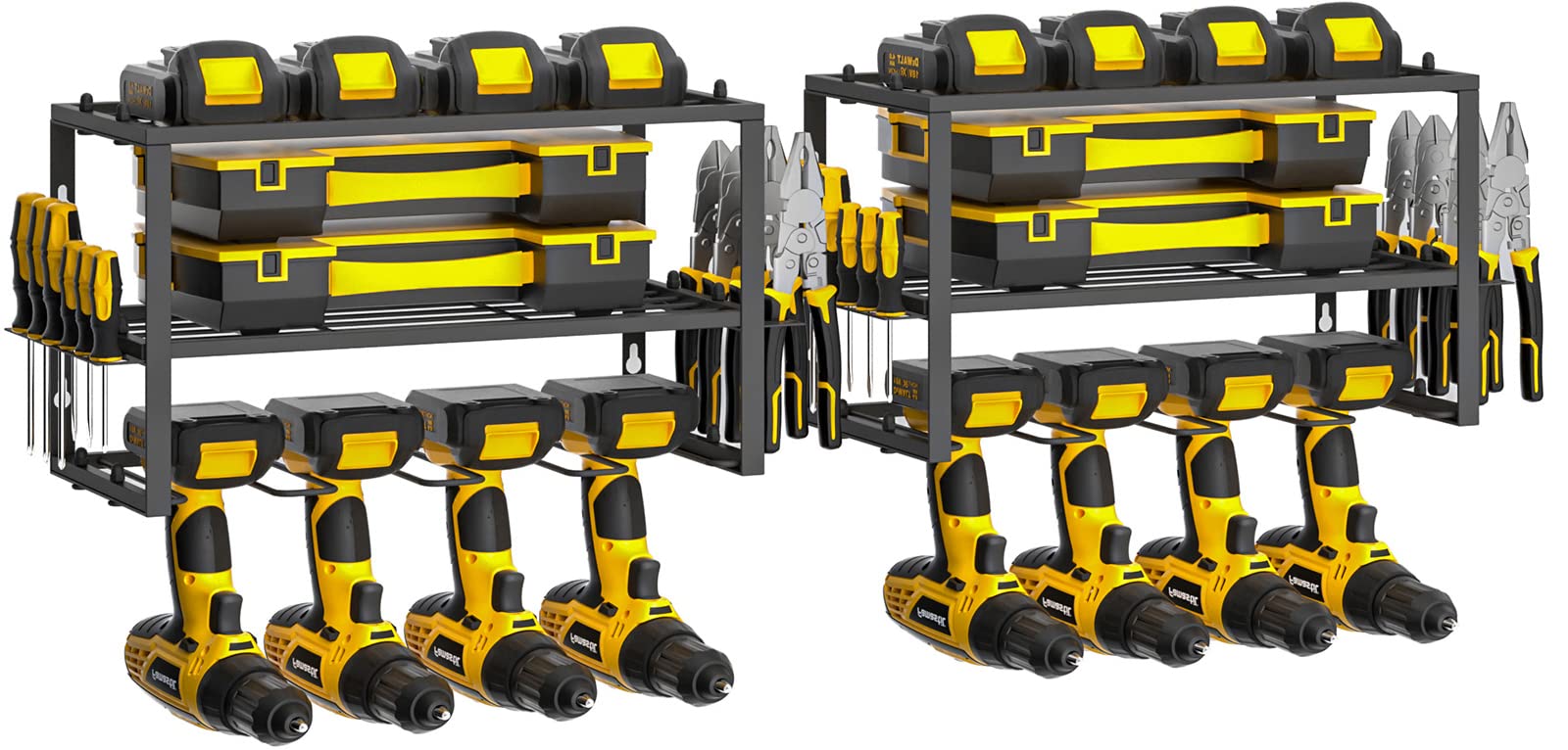 Spacecare Power Tool Organizer- Power Drill Tool Holder- Heavy Duty Tool Shelf &