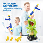 EagleStone Dinosaur Shooting Toy Target Game for Kids with Foam Balls LCD Score