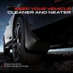 A-Premium Mud Flaps Compatible with Ford Ranger 2024 2025 Crew Cab Pickup