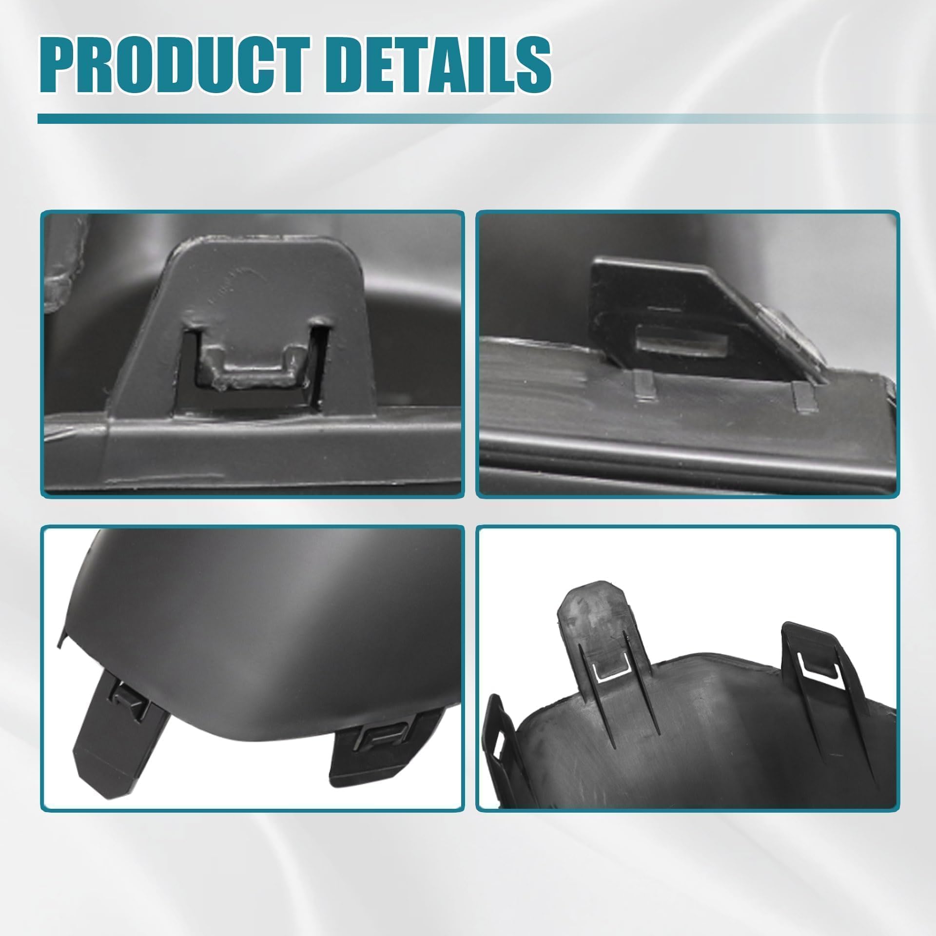 GXARTS 2PCS Black Left & Right Front Bumper Corners 52422-35060 52423-35050