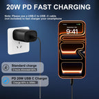 Phone 17 16 15 Charger Fast Charging Type C Chargers USB C Fast Charger Block &