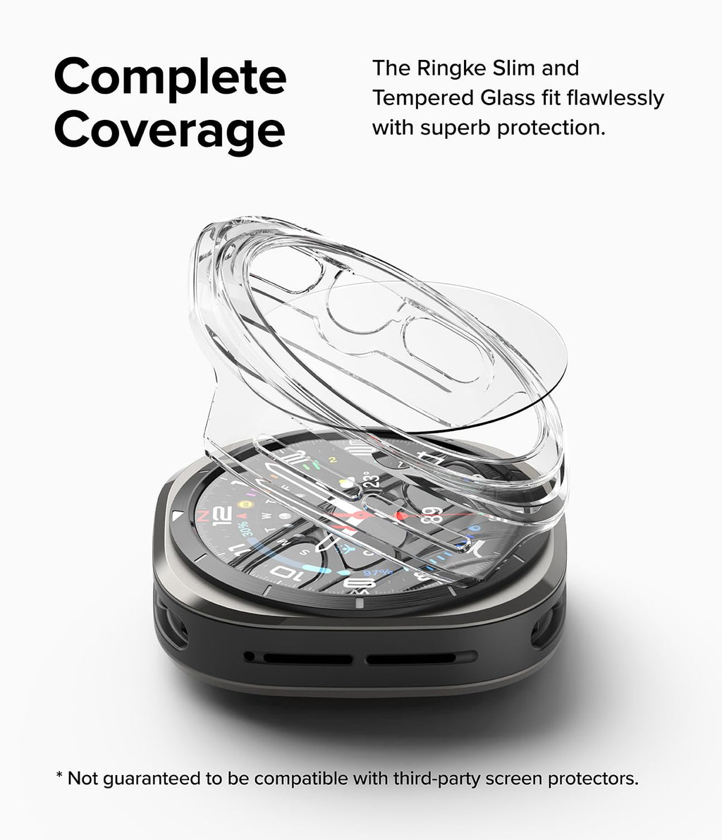 Ringke Slim & Glass [Anti-Yellowing Case + Screen Protector] Compatible with