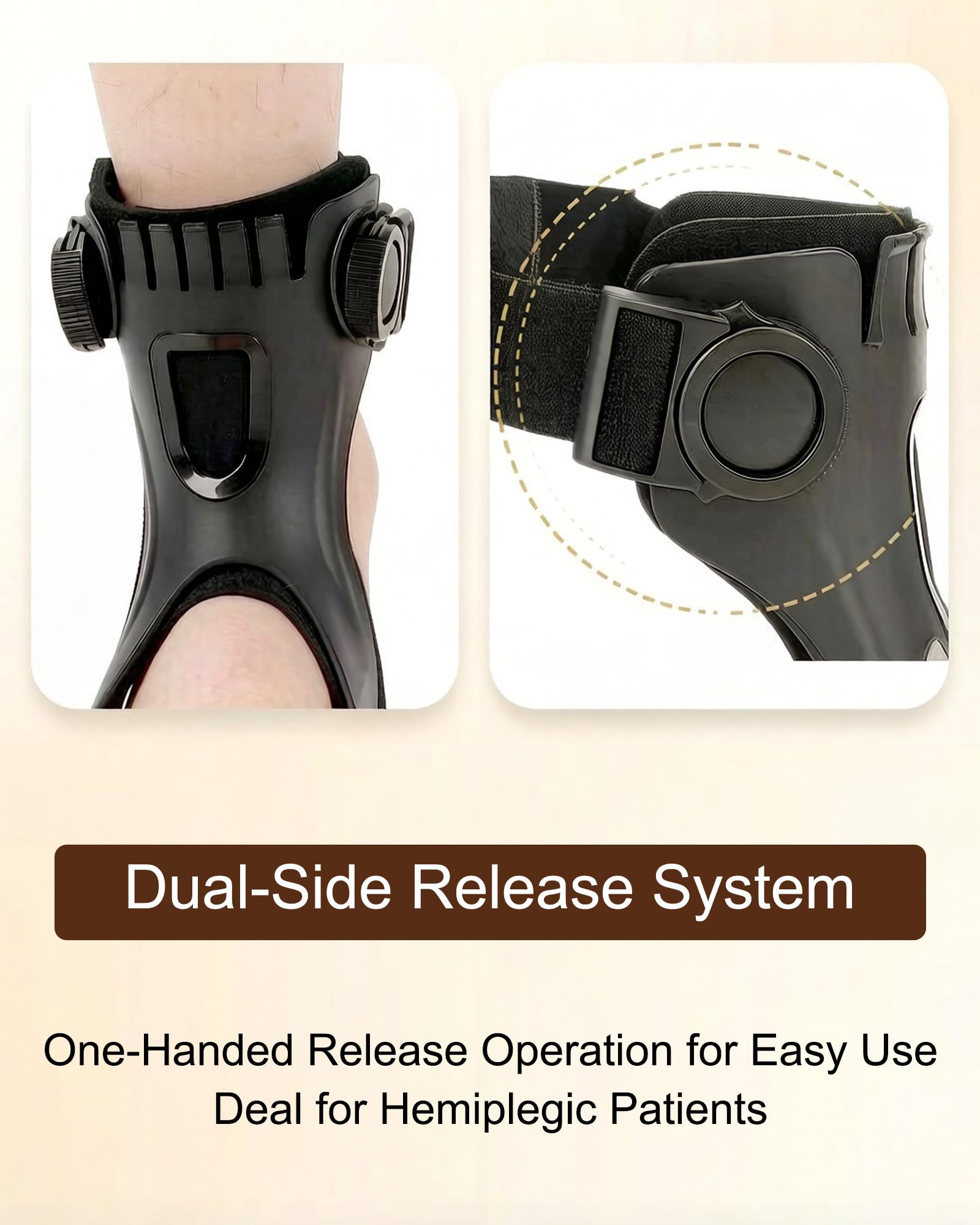 AFO Foot Drop Brace AFO Brace Drop Foot Orthosis for Hemiplegia Stroke Varus