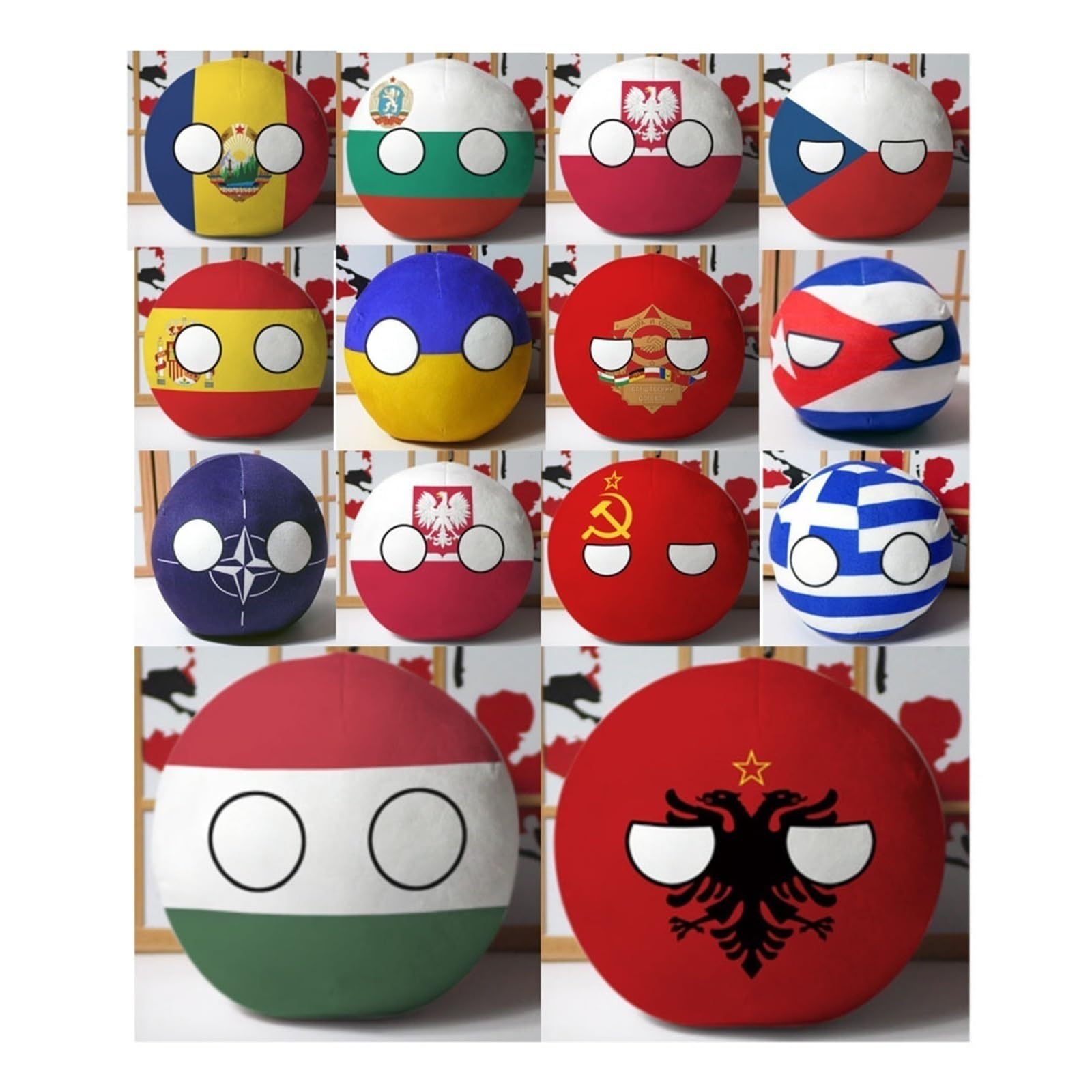 Countryballs  USA Plush Toy 7.9" Anime Cosplay Pillow America 20cm