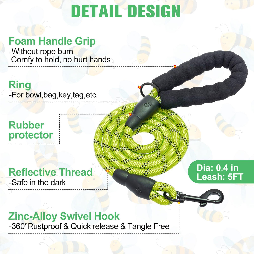 BEAUTYZOO Step in Dog Harness and Leash Set,Reflective Dog Harness No Pull No