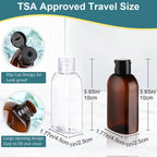 Cosywell Travel Bottles for Toiletries 8PCS 3.4oz TSA Approved Containers - Leak