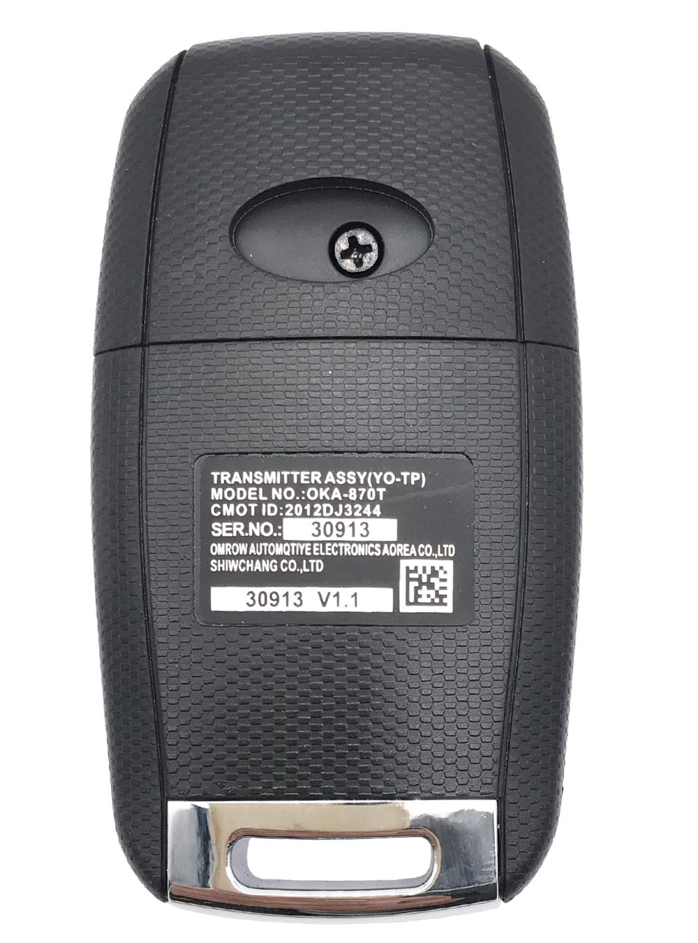 Horande Folding Flip Replacement Key Fob Cover fit for Kia Optima Sorento