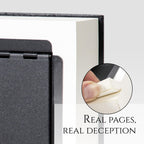 Fake Book Box - Small Safe Box with Combination Lock - Hidden Safe in Plain