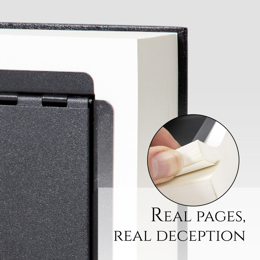 Fake Book Safe Box with Combination Lock Large Diversion Secret Storage