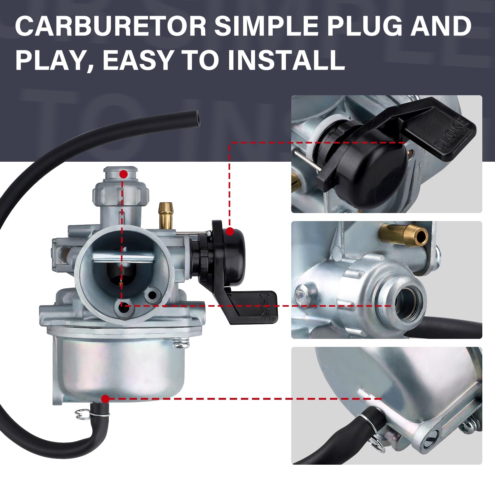 XR70 CRF70 Carburetor for Honda XR70R 1997-2003,CRF70 XR70 1997-2005,CRF70F