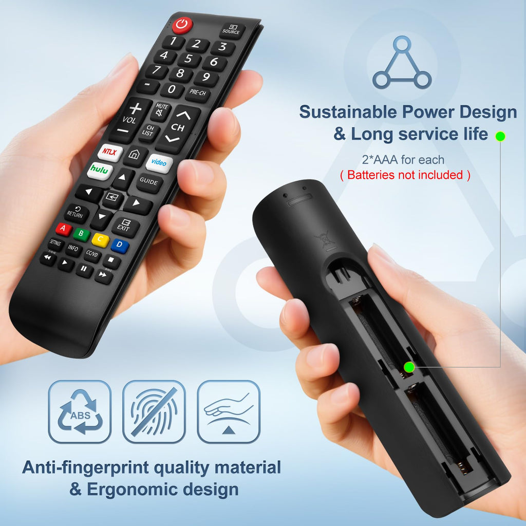 【Pack of 2】 Replacement for Samsung TV Remote Control, Universal Remote for