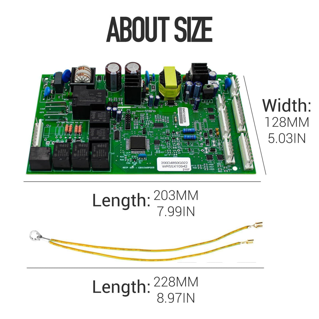 HPUY WR55X10942C WR55X10942 Replacement Control Board for GE Refrigerator